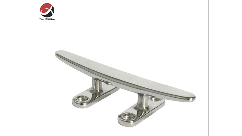 不(bú)鏽鋼輕型(xing)扁羊角索(suo)栓-小快艇(ting)遊艇輪船(chuán)鑄造