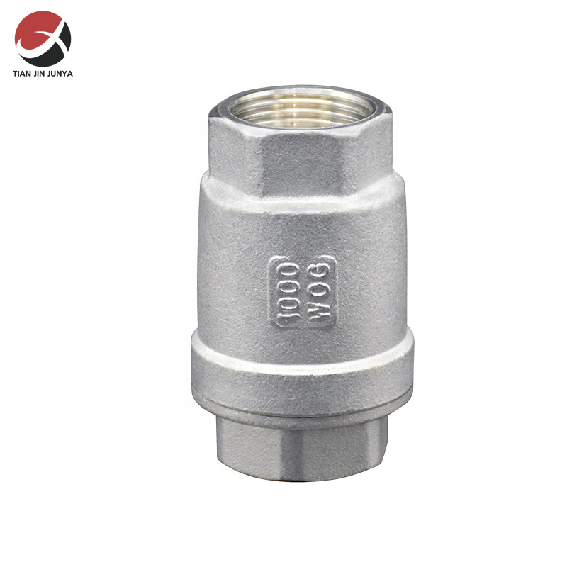 不(bú)鏽鋼二片式彈簧(huang)止回閥